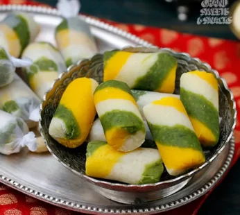 Kaju Pistha Roll / Cashew Pistha Roll- Grand Sweets